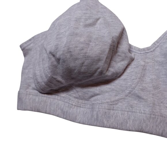 Playtex 18 Hour Ultimate Lift & Support Wireless Full Coverage Bra Sz 36C Gray - Picture 4 of 10